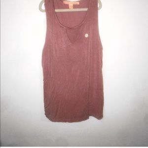 Pink tank top/blouse